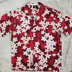 Royal Creations Button Down Mens Hawaiian Short Sleeve Shirt Made In Hawaii M